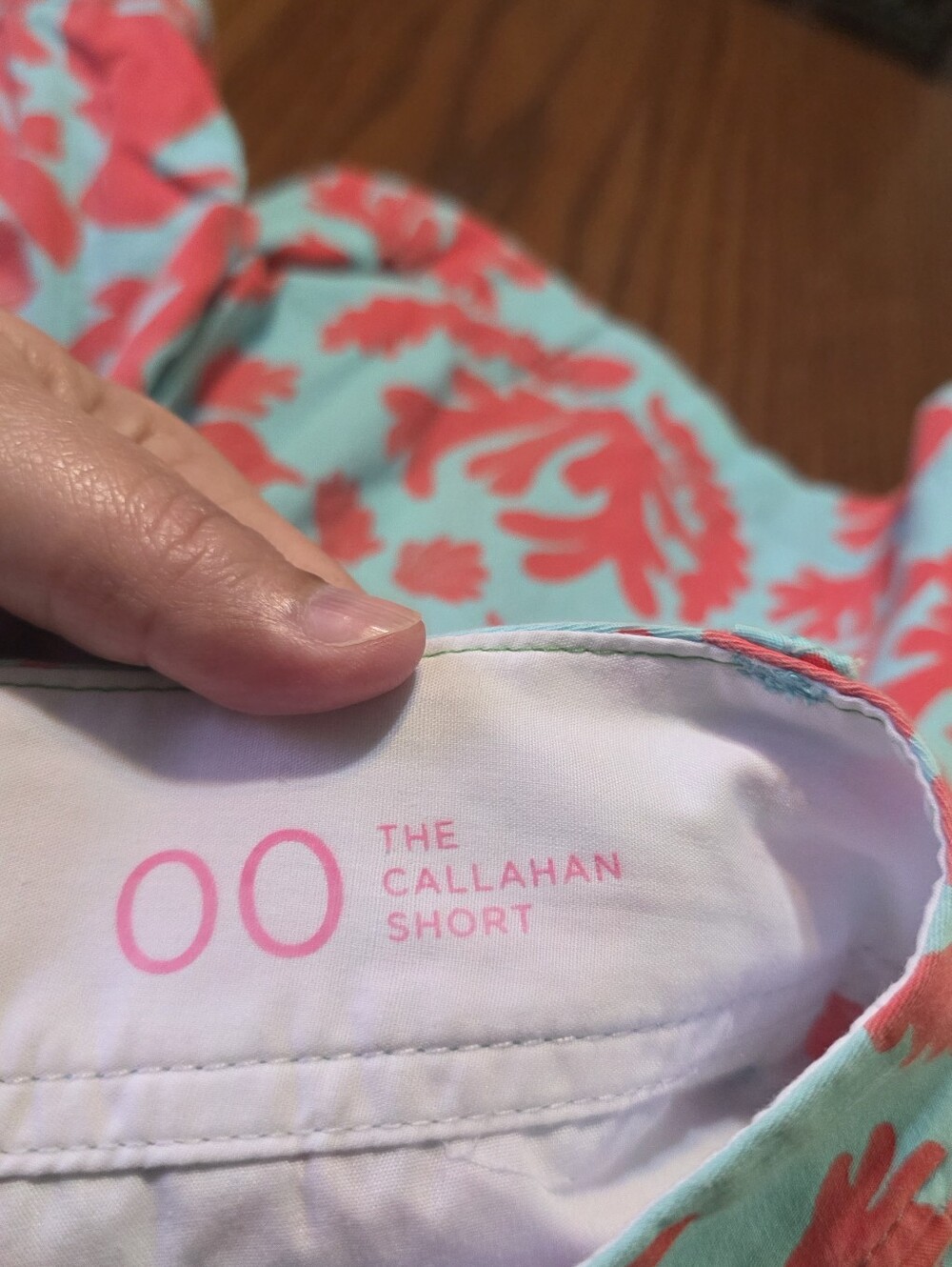 Lilly Pulitzer  Callahan Shorts In "Don't Be Shellfish" Turquoise & Coral/Red 00 - Picture 8 of 13